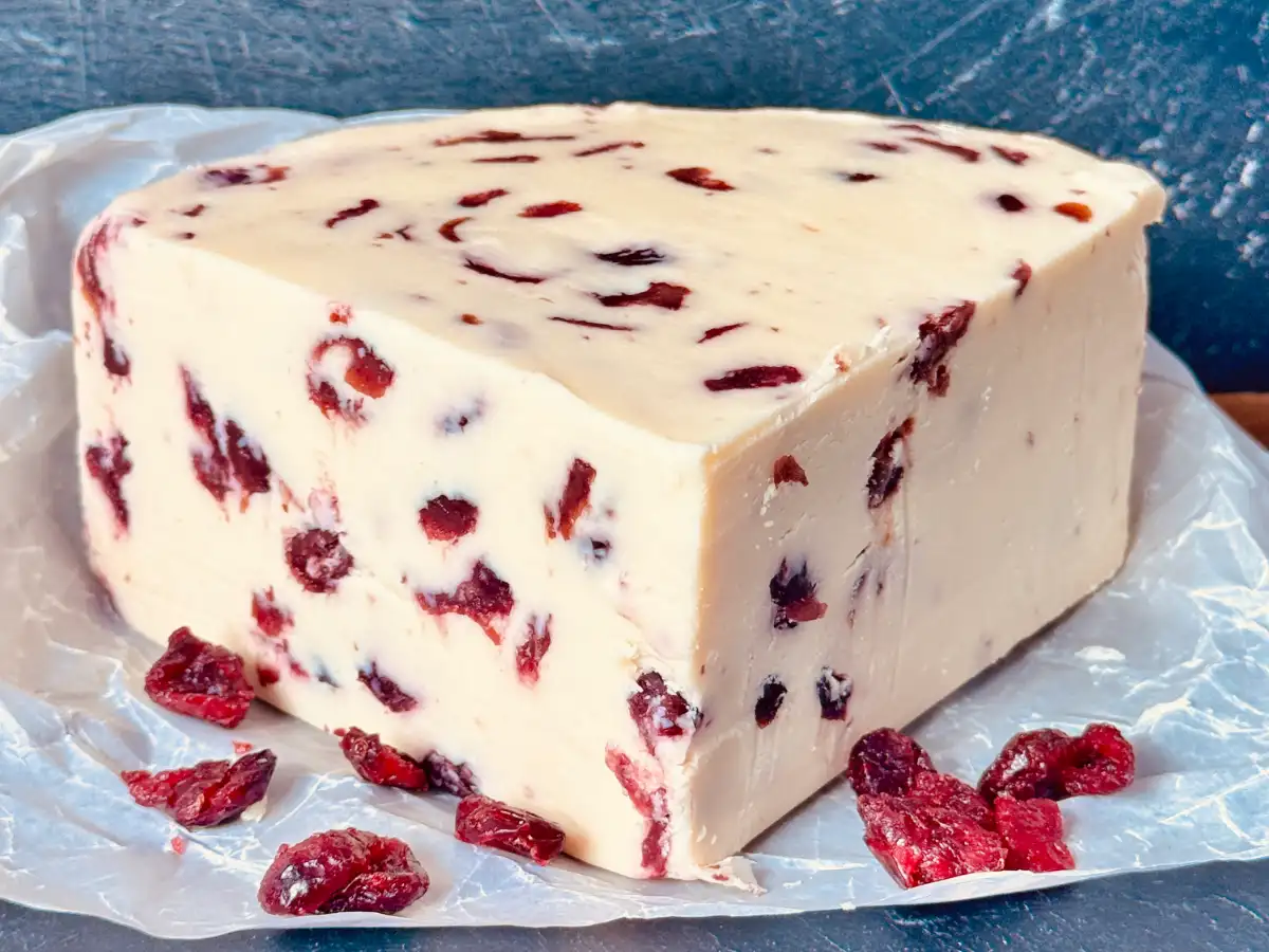 WENSLEYDALE mit Cranberries
